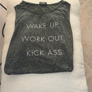 Sweaty Betty Heathered green tank